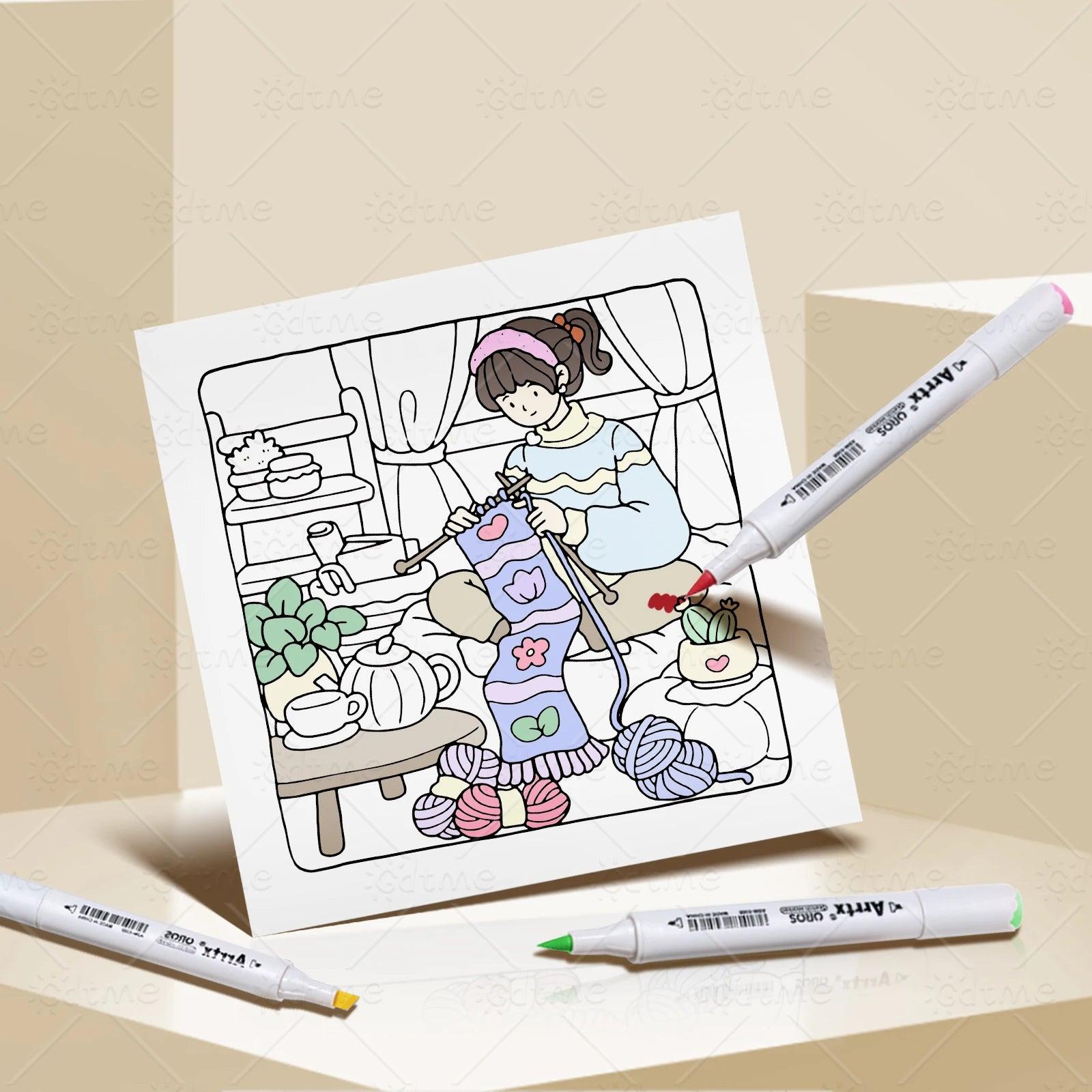 Adult Coloring Book | Bold Easy Patterns | Toylandeu™