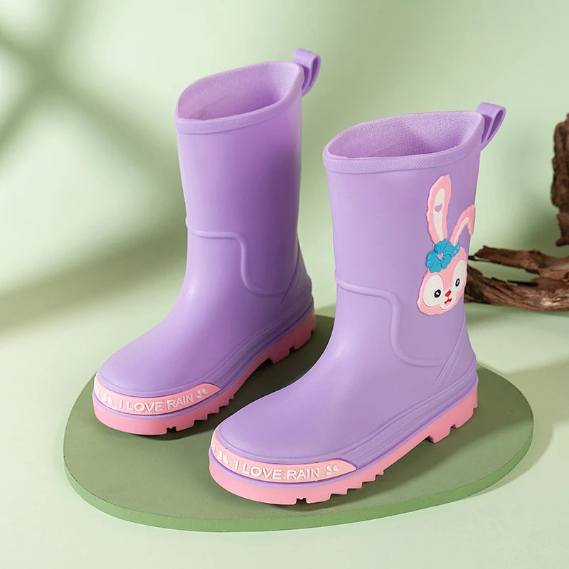 Kids Rain Boots | Waterproof | Non Slip | Toddler Girls