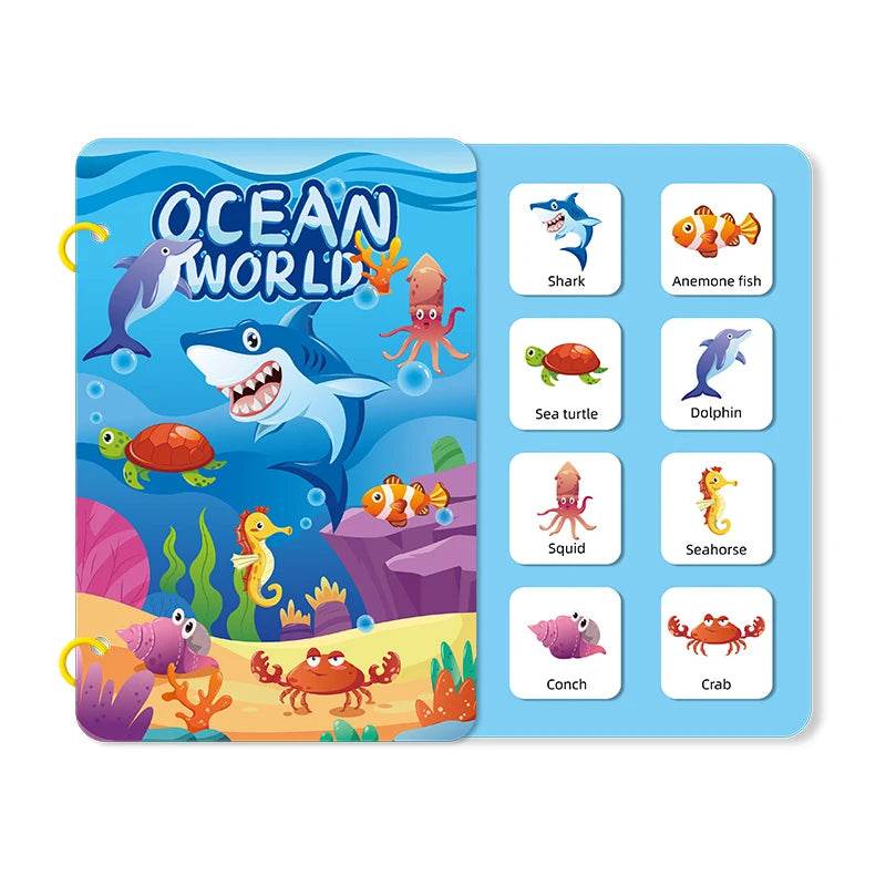 Children Early Education Quiet Busy Paste a Book Baby DIY Puzzle Sticker Montessori Toy Portable Educational Toy Sticker Book - ToylandEU