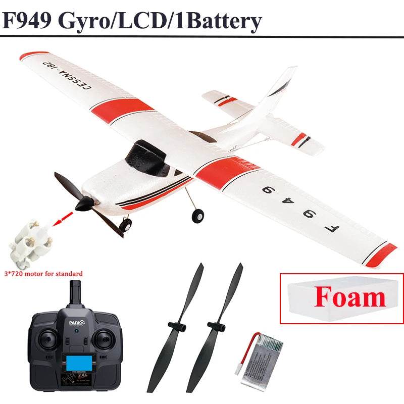 WLtoys F949 2.4G 3D6G 3Ch RC Airplane Gyroscope RTF Upgrade - ToylandEU
