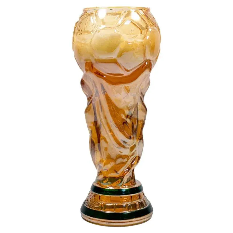 Football Soccer Trophy Shaped Beer Glass Cup Thickened Durable Sports Themed Mug for Bar Pub Party Fan Gift Home Drinkware - ToylandEU