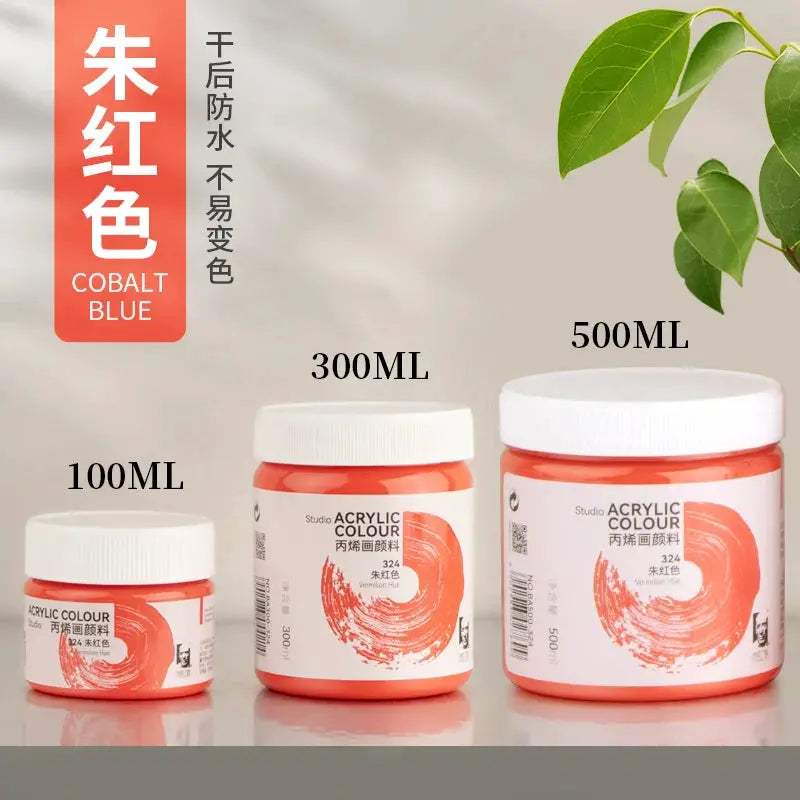 PHOENIX Acrylic Paint 300ML Matte Finish Waterproof Rich Pigment Halloween Pumpkin Canvas Ceramic Painting for Artists Beginners - ToylandEU