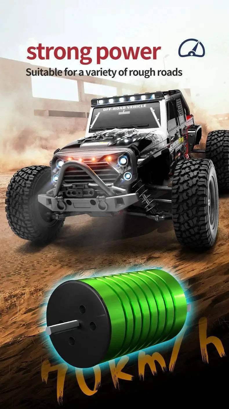 Teeggi 16101 /16102 PRO High Speed 1:16 RC Car With LED - ToylandEU