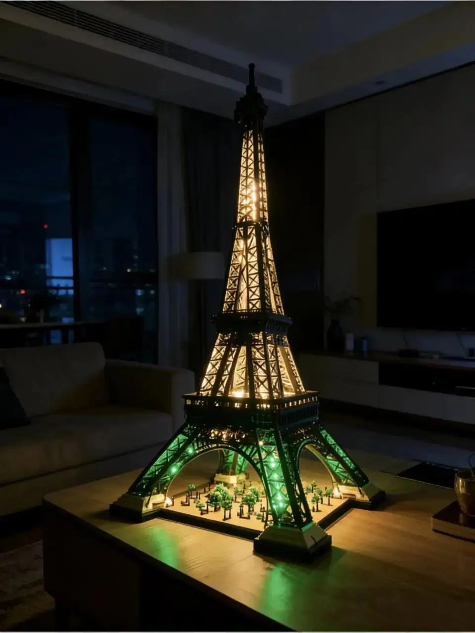 LED Light Kit For 10307 Eiffel Tower | Works With Bricks | Easy Setup | 18+ Adult