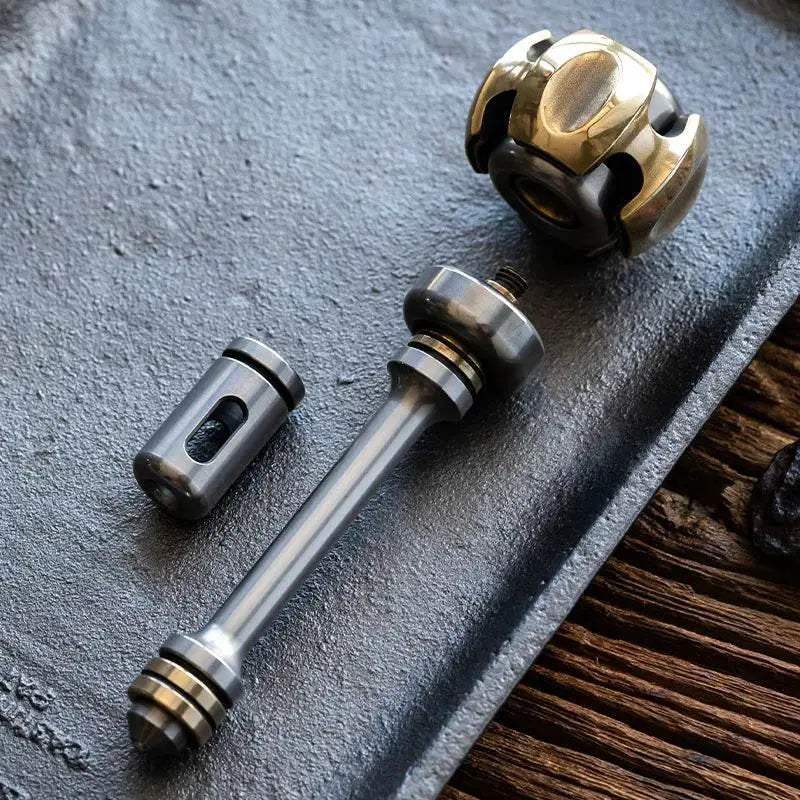 LAUTIE Fingertip Gyro NOIZ C-NANO EDC Out Of Print Decompression Luminous Metal Fidget Toy - ToylandEU