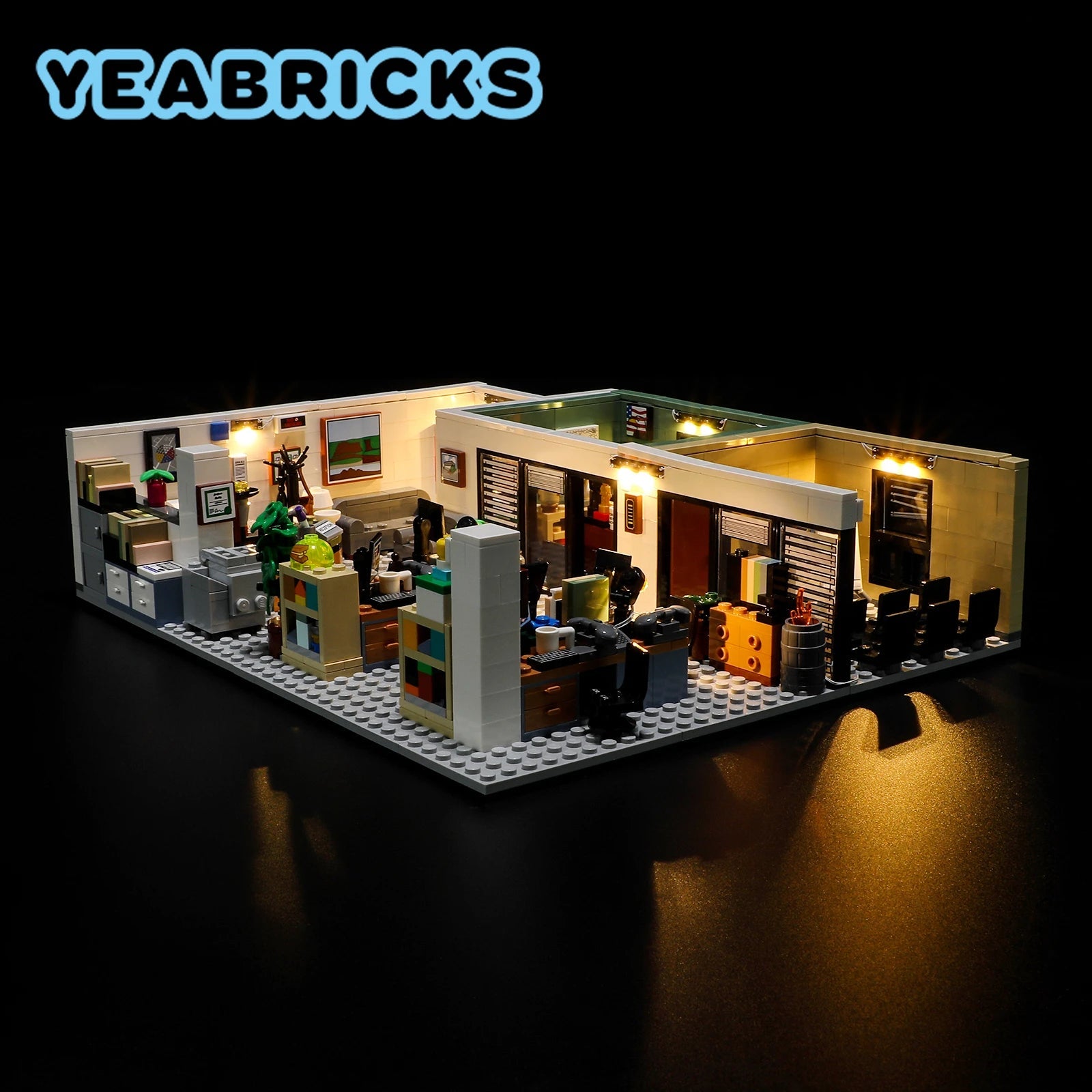 YEABRICKS LED Light Kit for The Office Building Blocks Set - Enhance Your Building Experience With Illumination! - ToylandEU