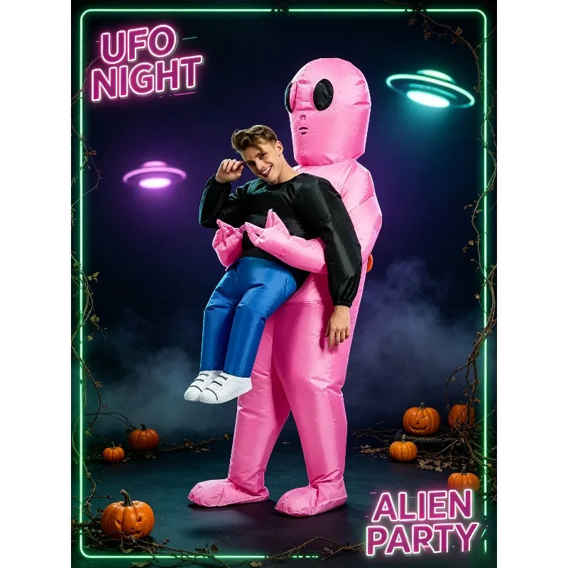 Inflatable Alien Costume | Four Color Choices | Adult Fit | Halloween