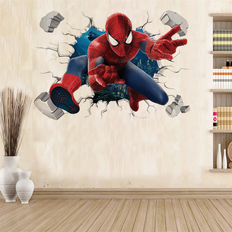 Wall Stickers | 3D Marvel Avengers | Kids Room Decor
