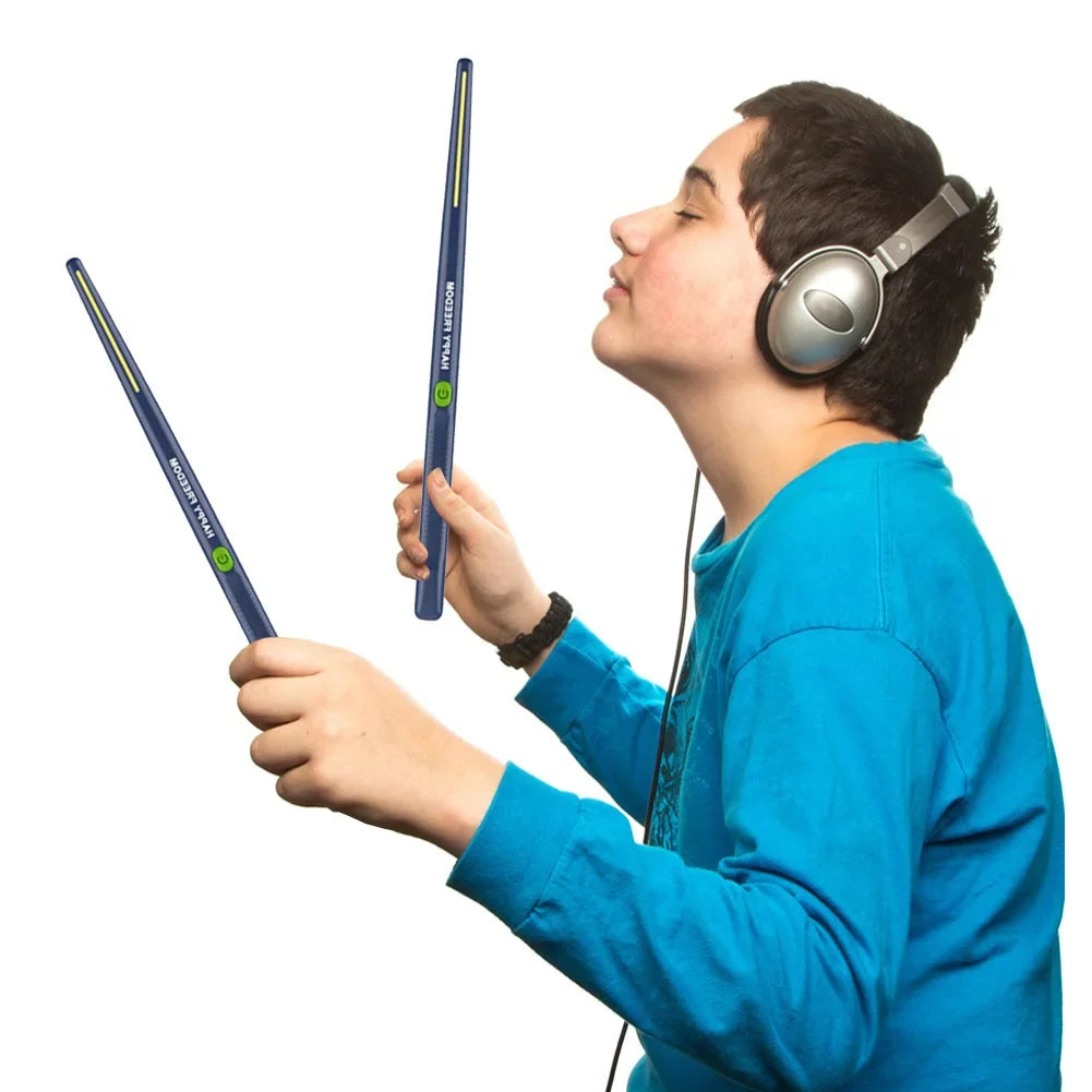 Portable Virtual Air Drum Set For Beginners With VR