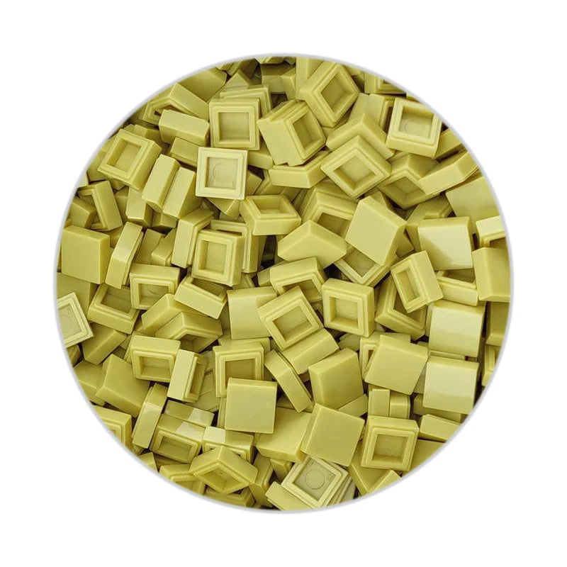 Smooth 1x1 Building Blocks | MOC Pixel Particles | DIY Kids Set