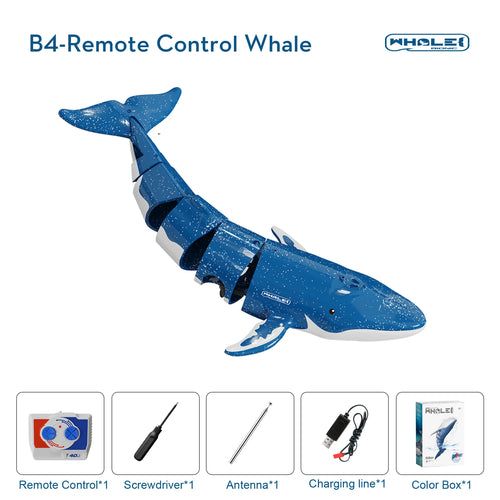Whale Submarine Remote Control Toy with Diving and Water Spraying Functions ToylandEU.com Toyland EU