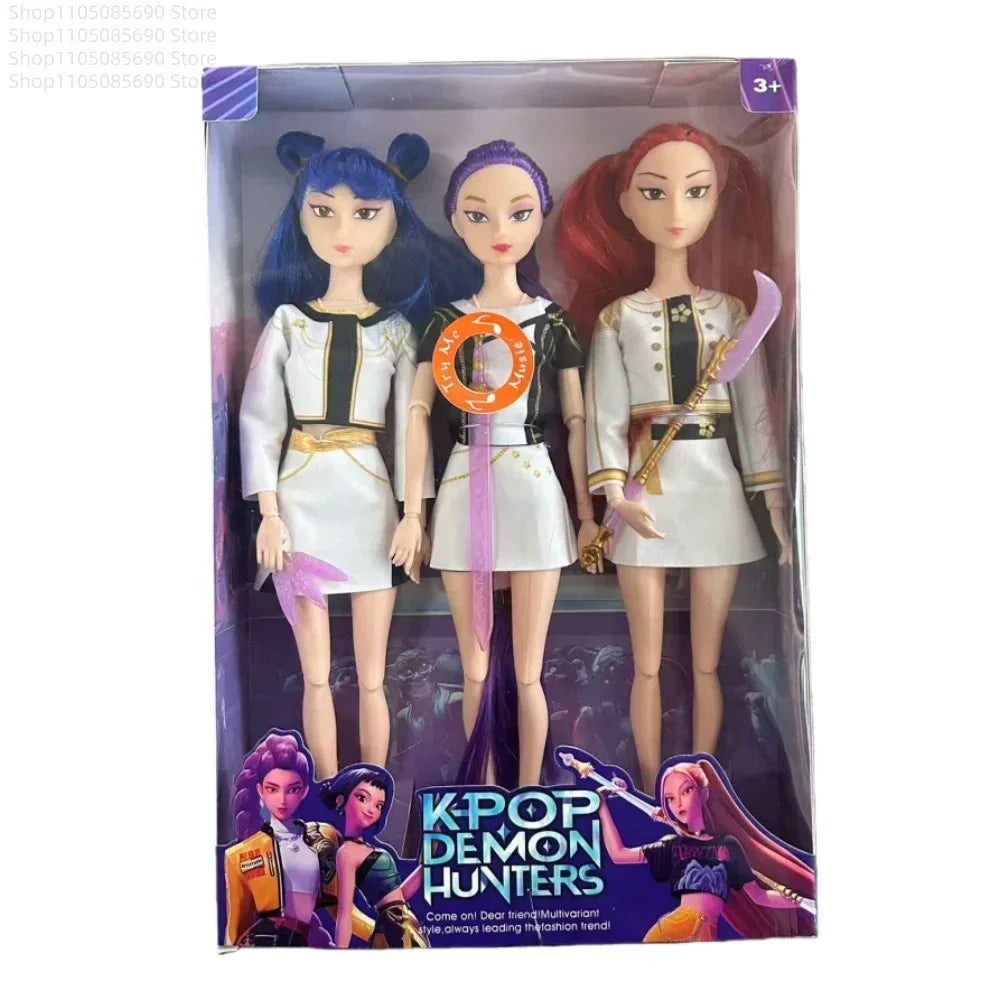 Kpop Anime Figure Action Set Rumi Mira Zoey Collectible - ToylandEU