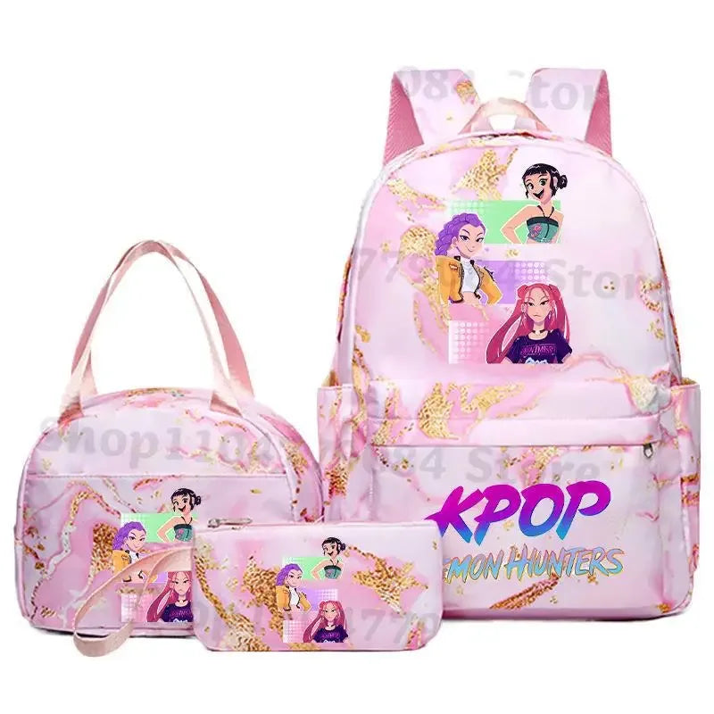 Anime Backpack Gift Set With Lunch Bag And Pencil Case - ToylandEU