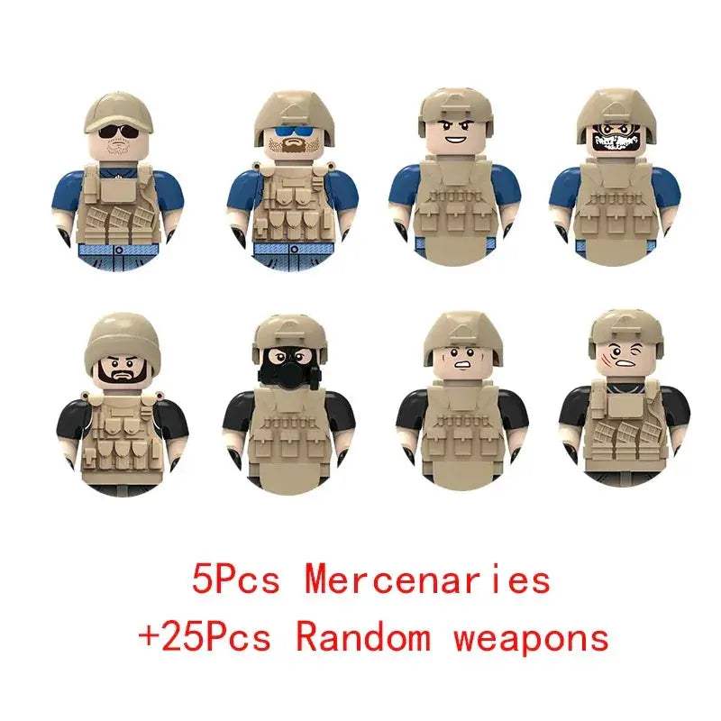 Lego Compatible Military Building Blocks Armored Vehicle Set - ToylandEU