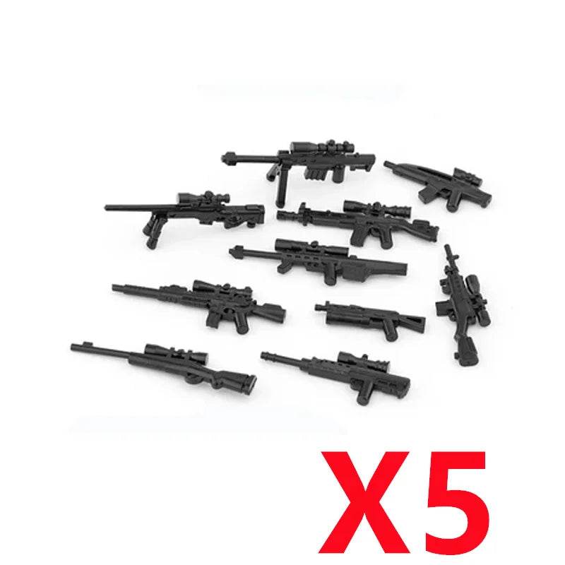 Premium Building Blocks Set Camouflage Military Equipment With Roadblock And Aircraft Parts For Kids - ToylandEU