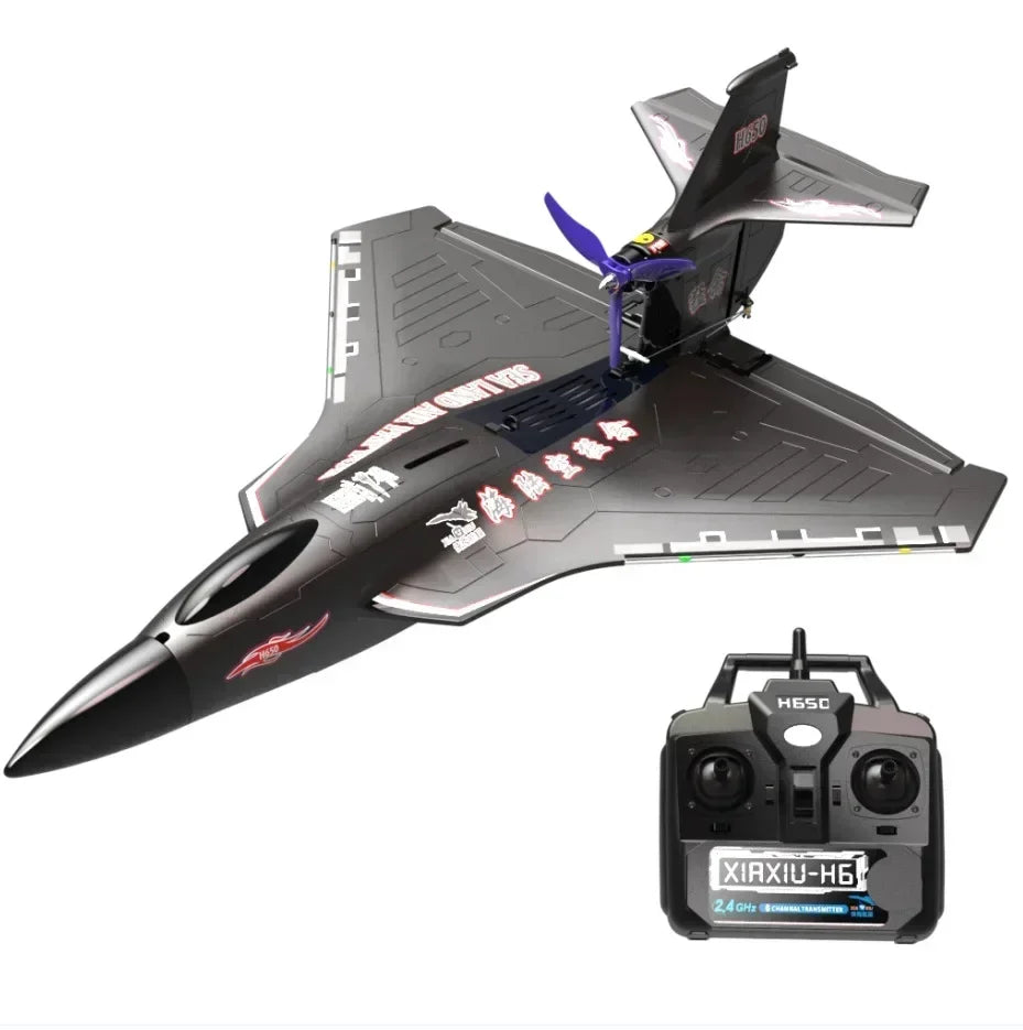 RC Lightweight and Crash-Resistant Raptor H650 All-Terrain Remote-Controlled Aircraft for Water, Land, and Air Fun