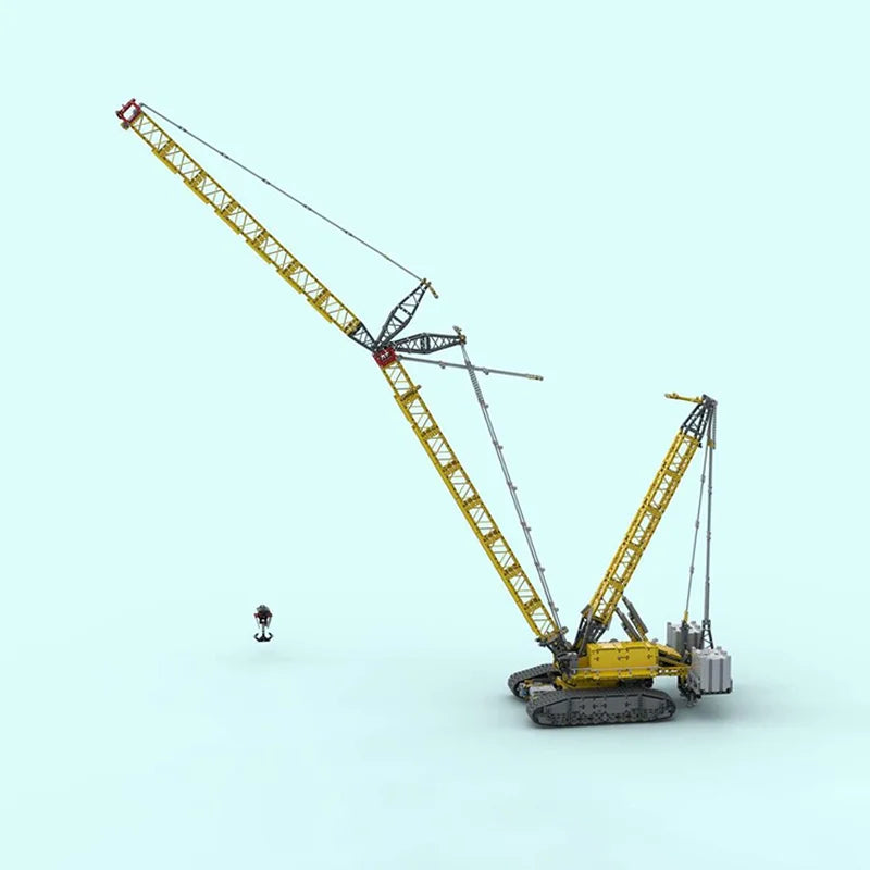 Crawler Crane Building Blocks Set For Creative Learning