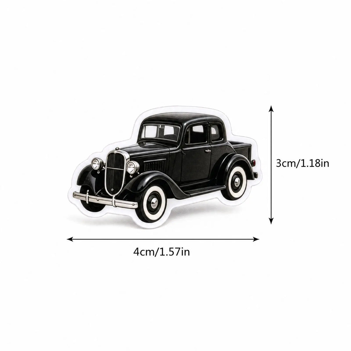 Advent Calendar | 2026 Vintage Car Set | 2D Acrylic Road Graphic Collectibles | Adult Gift