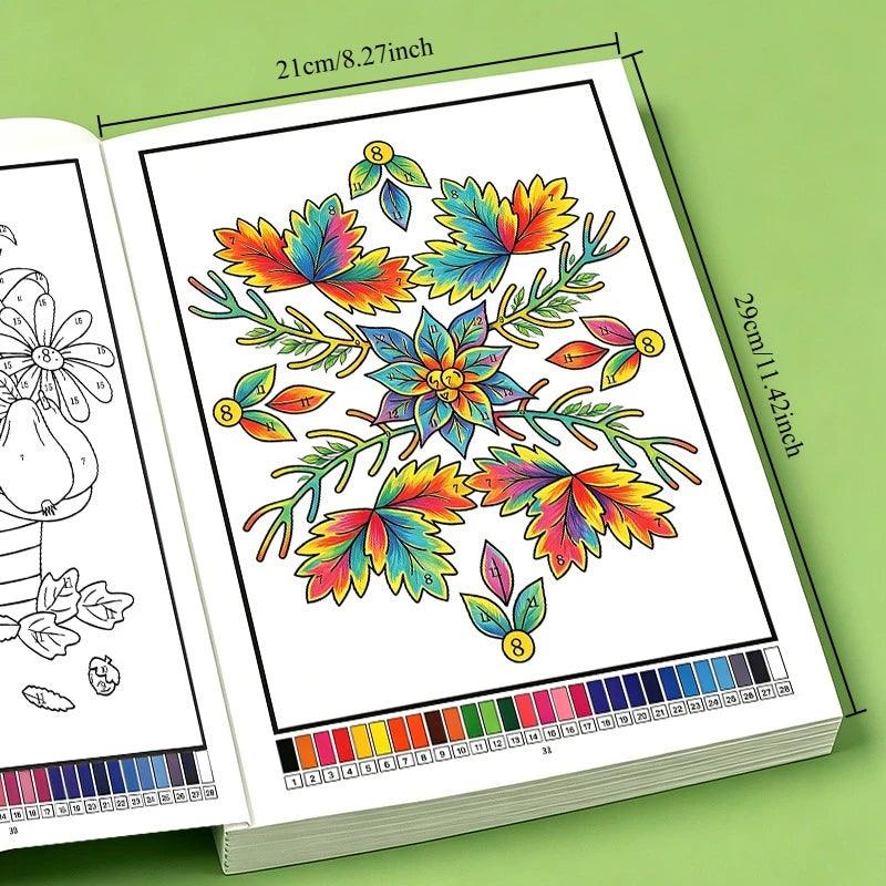 Color By Number Book | 32 Pages | Toylandeu™