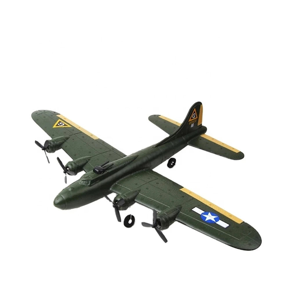 RC FX817 B17 Remote Control Fighter Plane - 2.4G 2CH Foam RC Aircraft for Kids, Perfect Gift for Children