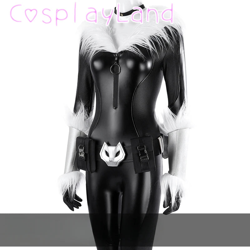 Cat Cosplay Costume For Women With Belt Custom Made