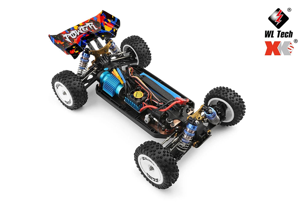 RC 1:12 Electric 4WD High-Speed RC Racing Cars - 75KM/H & 55KM/H Remote Control Drifters with 3000mAh Battery