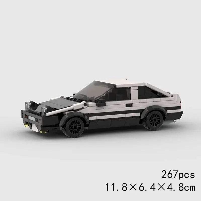 MOC Speed Super Race Car Vehicle Racing Model Building Blocks Bricks Rally Sport Pickup Truck Toy City Technical Christmas gift - ToylandEU