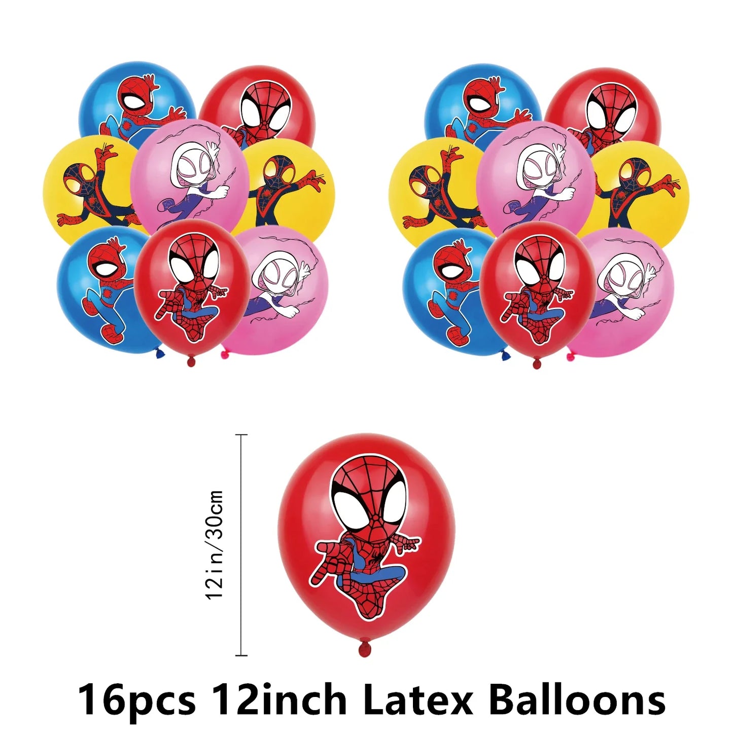 Balloon | Spider Web Friends Theme | Latex Balloon | 1Pc