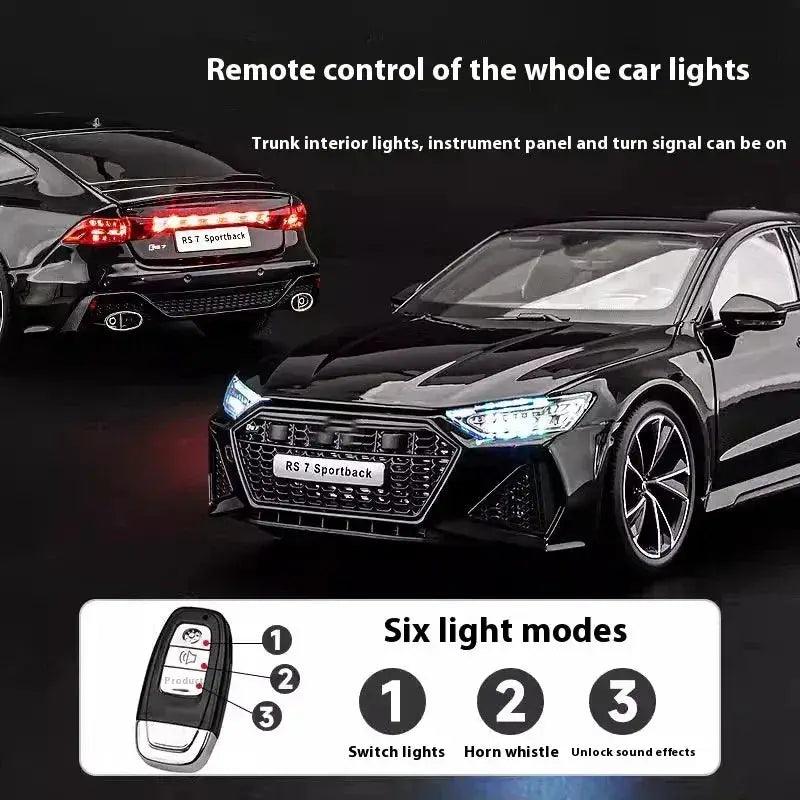  Scale 1 18 Audi RS7 Diecast Alloy Model Car Remote -  ToylandEU™