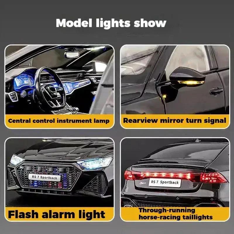  Scale 1 18 Audi RS7 Diecast Alloy Model Car Remote -  ToylandEU™