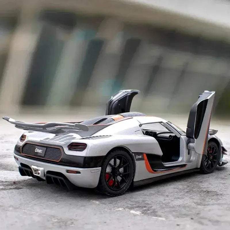  Scale 1 24 Diecast Metal Car With Sound And Light -  ToylandEU™