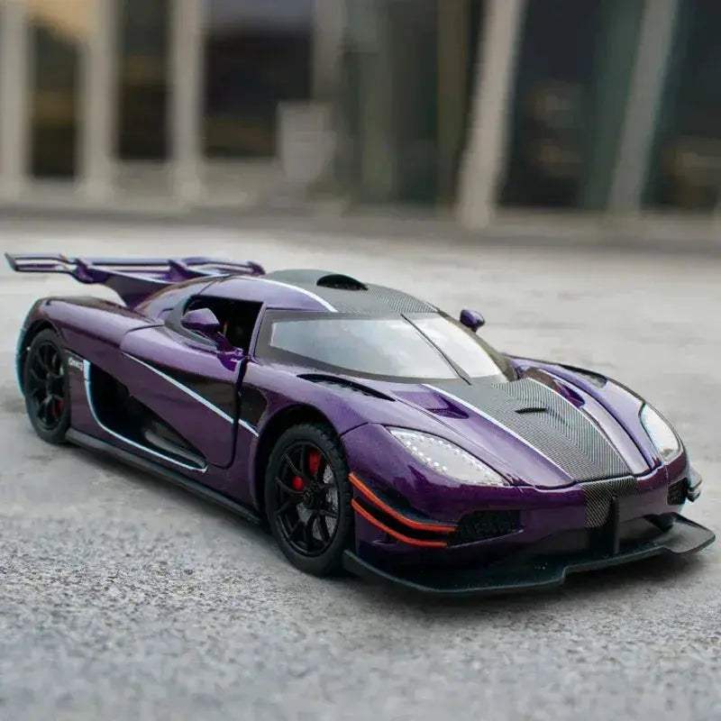 Scale 1 24 Diecast Metal Car With Sound And Light -  ToylandEU™