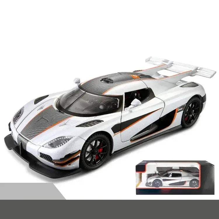  Scale 1 24 Diecast Metal Car With Sound And Light -  ToylandEU™
