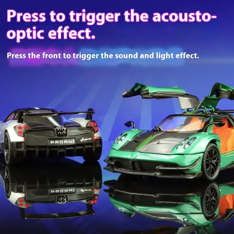 Scale 1 24 Pagani Huayra BC Diecast Metal Model For Display Gift - ToylandEU