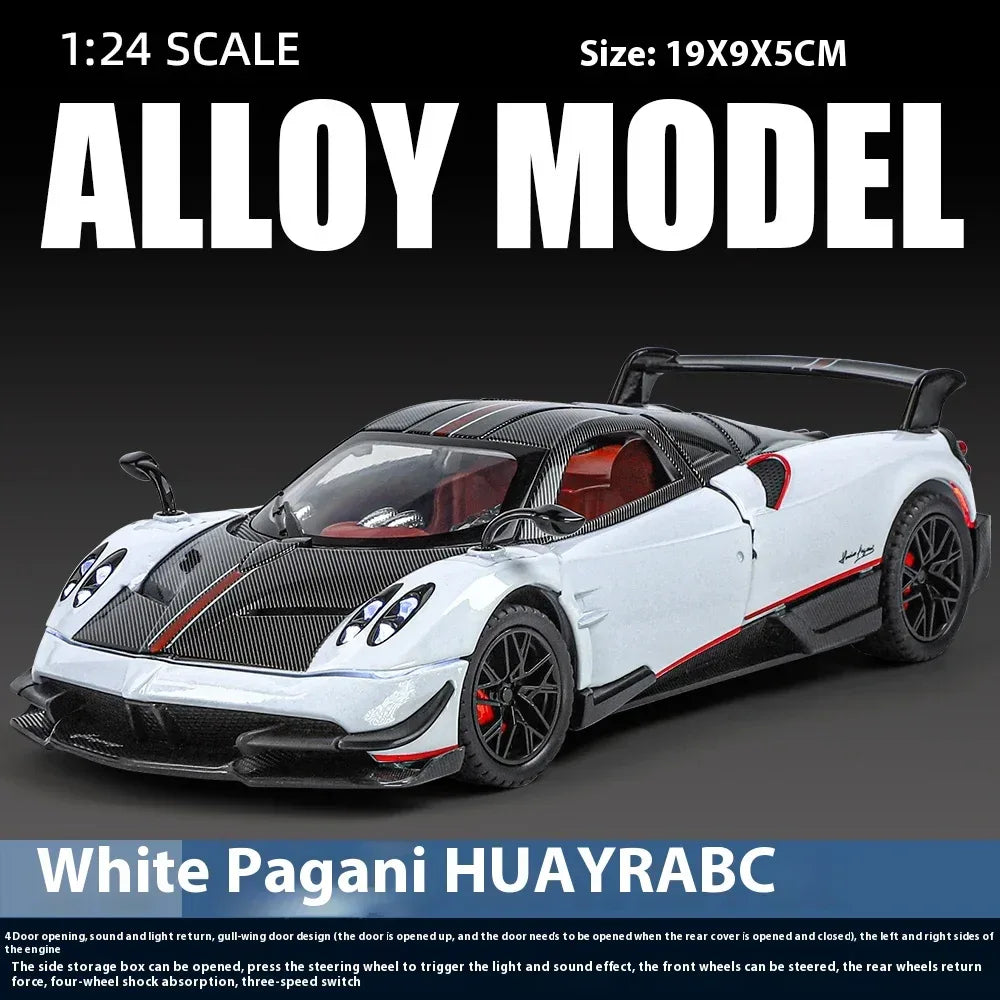 Scale 1 24 Pagani Huayra BC Diecast Metal Model For Display Gift - ToylandEU
