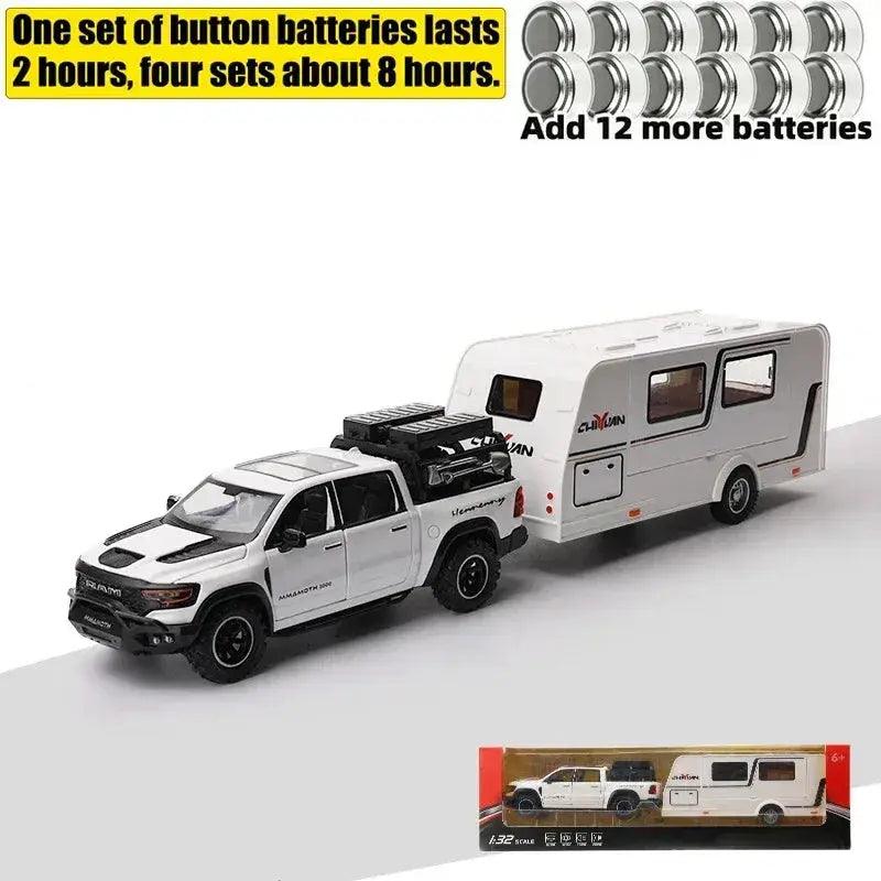  Scale 1 32 Alloy Diecast Dodge Mammoth TRX Sound Light -  ToylandEU™