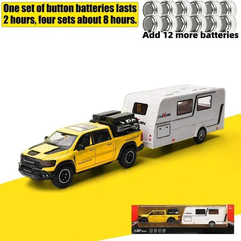  Scale 1 32 Alloy Diecast Dodge Mammoth TRX Sound Light -  ToylandEU™