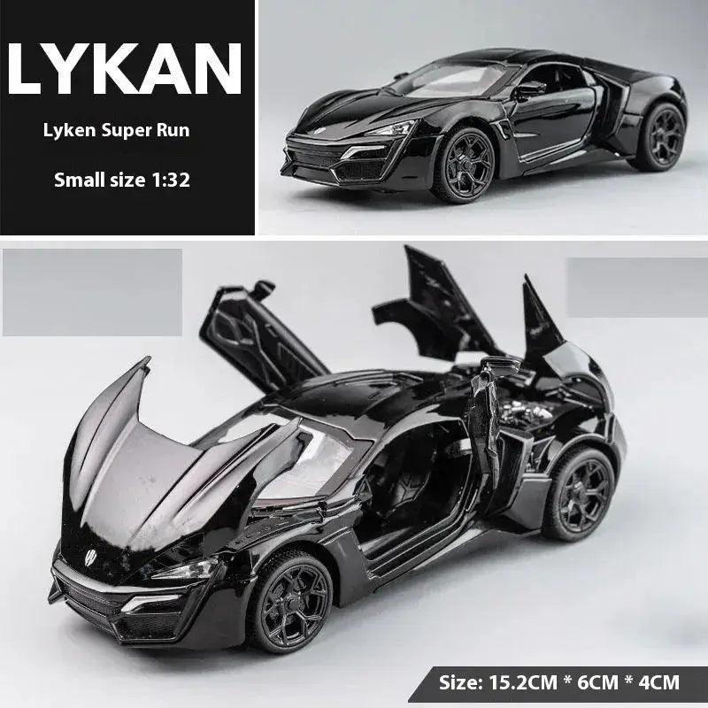  Scale 1 32 Diecast Lykan HyperSport Alloy Model Sound -  ToylandEU™