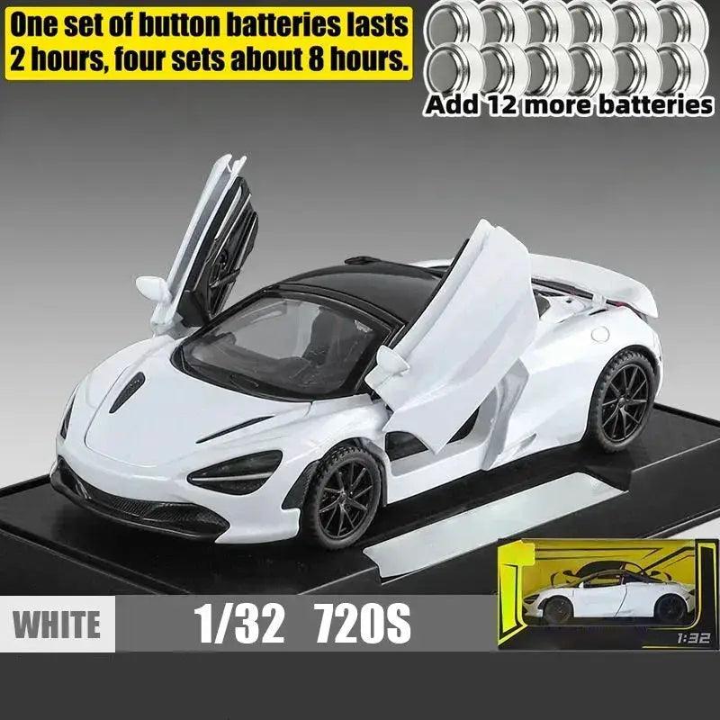  Scale 1 To 32 Diecast Metal Model Car Sound Light -  ToylandEU™