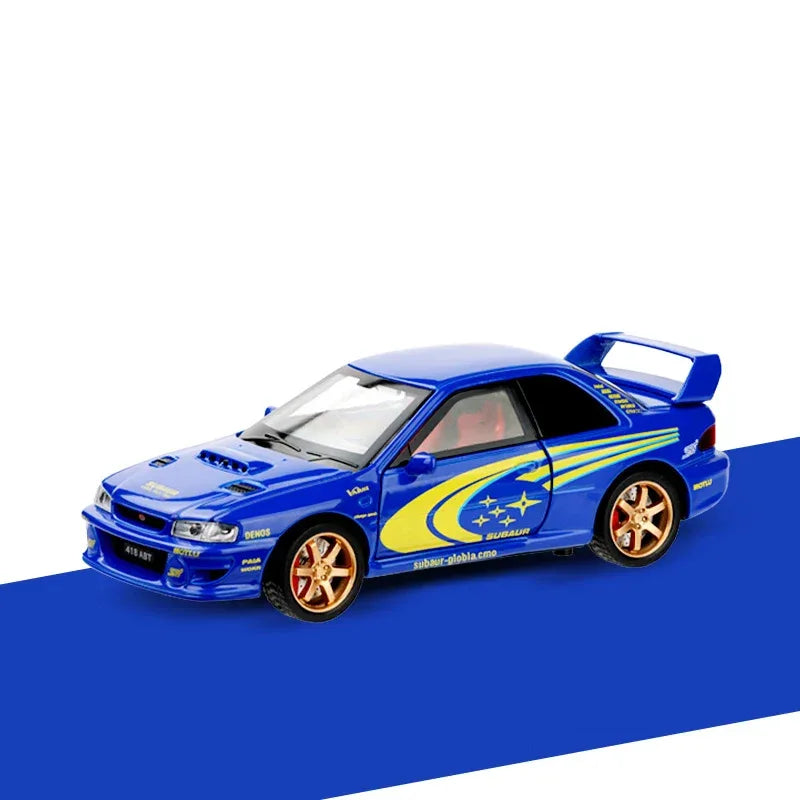 Scale 1 To 32 Diecast Metal Subaru Impreza WRX STI Car Model - ToylandEU