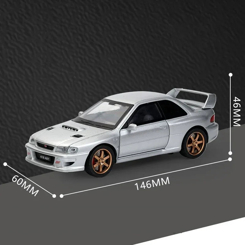 Scale 1 To 32 Diecast Metal Subaru Impreza WRX STI Car Model - ToylandEU