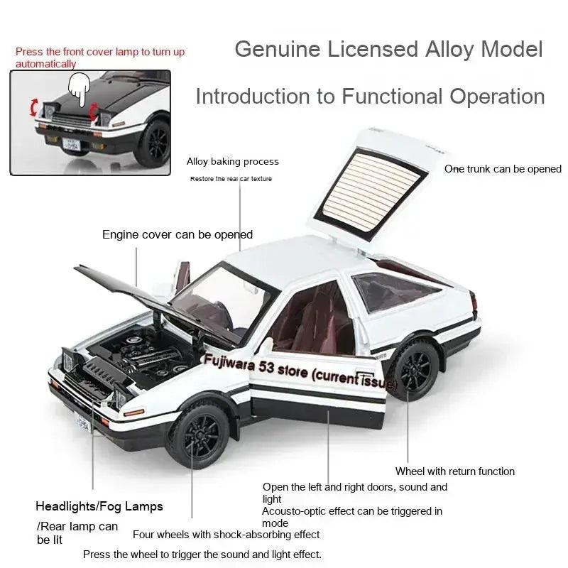  Scale 1 To 32 Diecast Toyota AE86 Pull Back Car -  ToylandEU™