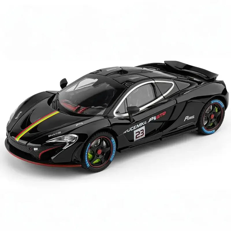Scale 1 to 24 McLaren P1 GTR Diecast Model Car Alloy Sound And Lights - ToylandEU