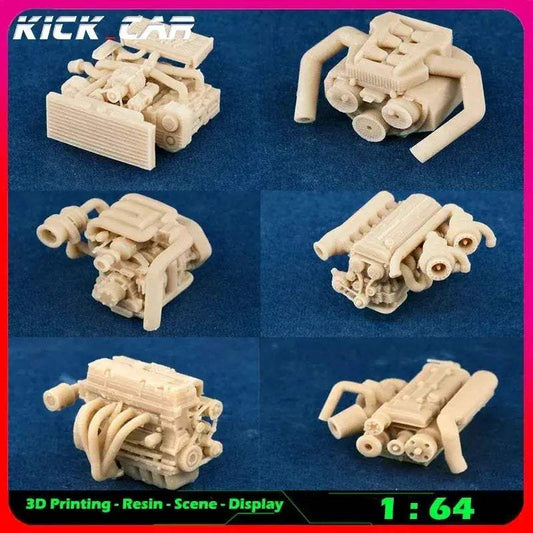  Scale Car Engine For Diorama Garage Scene Paintable -  ToylandEU™