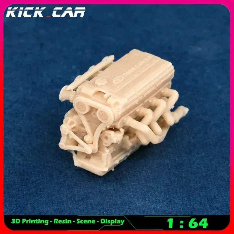 Scale Car Engine For Diorama Garage Scene Paintable - ToylandEU