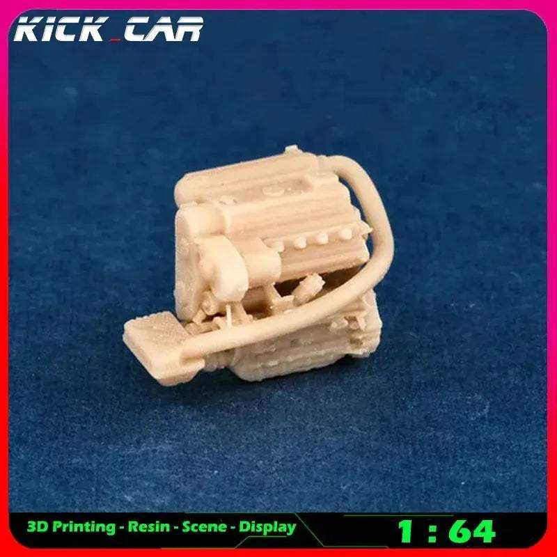Scale Car Engine For Diorama Garage Scene Paintable - ToylandEU