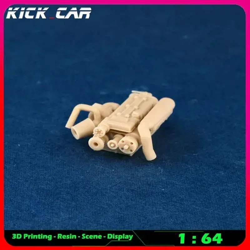 Scale Car Engine For Diorama Garage Scene Paintable - ToylandEU
