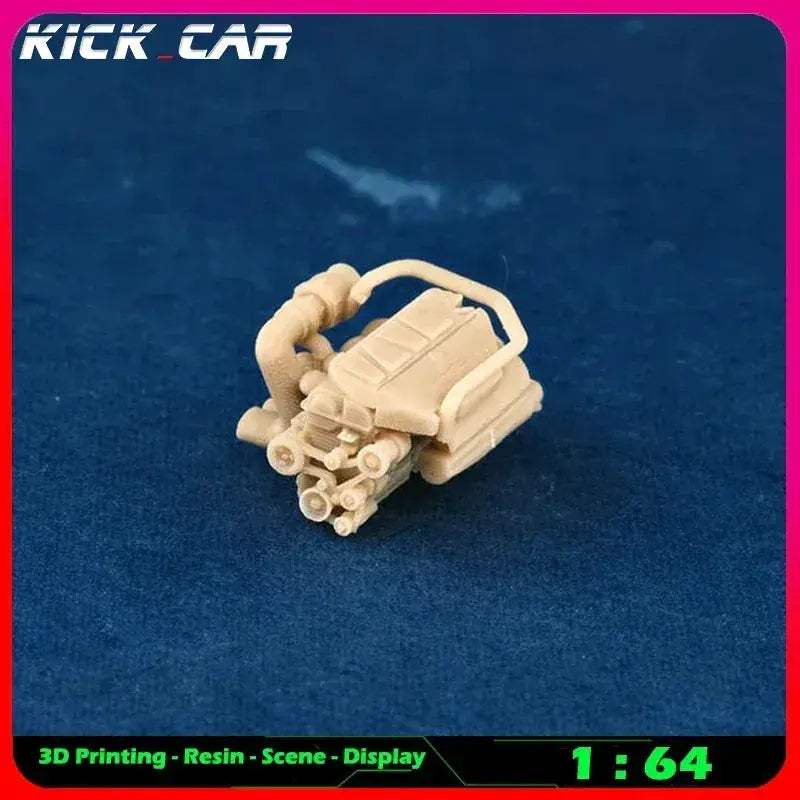 Scale Car Engine For Diorama Garage Scene Paintable - ToylandEU