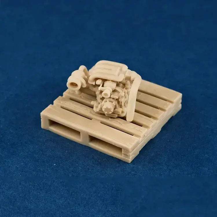 Scale Car Engine For Diorama Garage Scene Paintable - ToylandEU