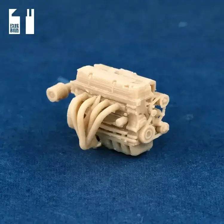 Scale Car Engine For Diorama Garage Scene Paintable - ToylandEU